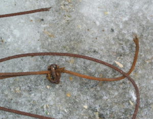 image of Rusted Boat Lift Cables