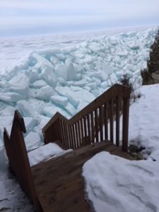 image of door county ice shove - 2016