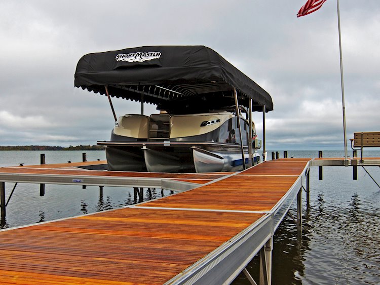 image of ShoreMaster RS 7 Dock with IPE Wood Decking