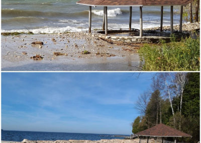 Before & After Shoreline Protection